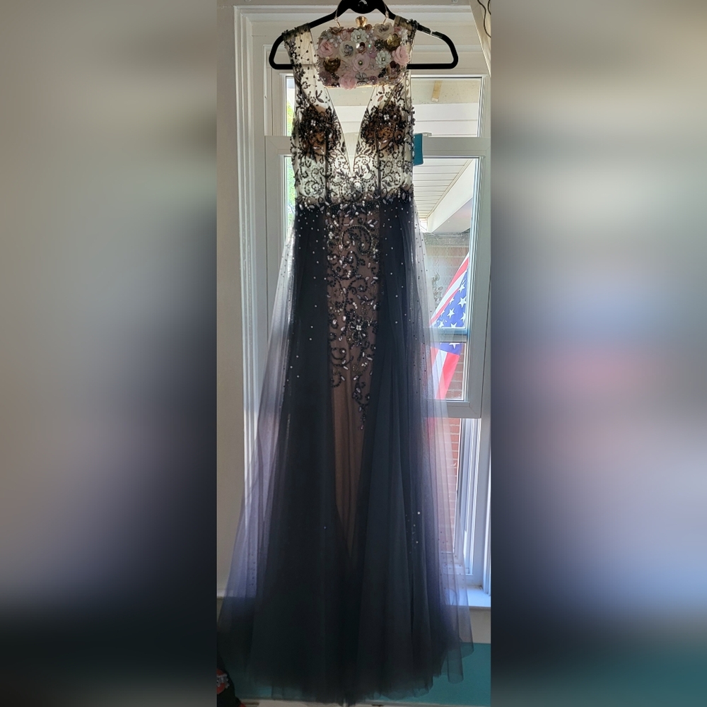 Dark blue dress